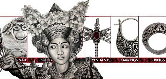 zeelver bali silver beads, findings and jewelry